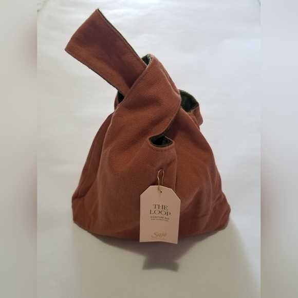 Saje Handbags - Saje The Loop Reversible Signature Bag New With Tags